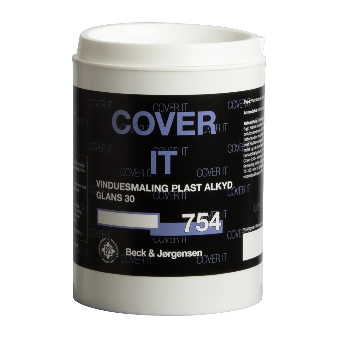 Beck & Jørgensen - B&J 754 Cover It Vinduesmaling - 0,9 L