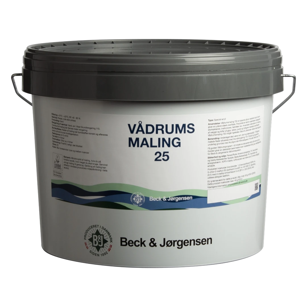 BJ vådrumsmaling 10L B&J Vådrumsmaling 739