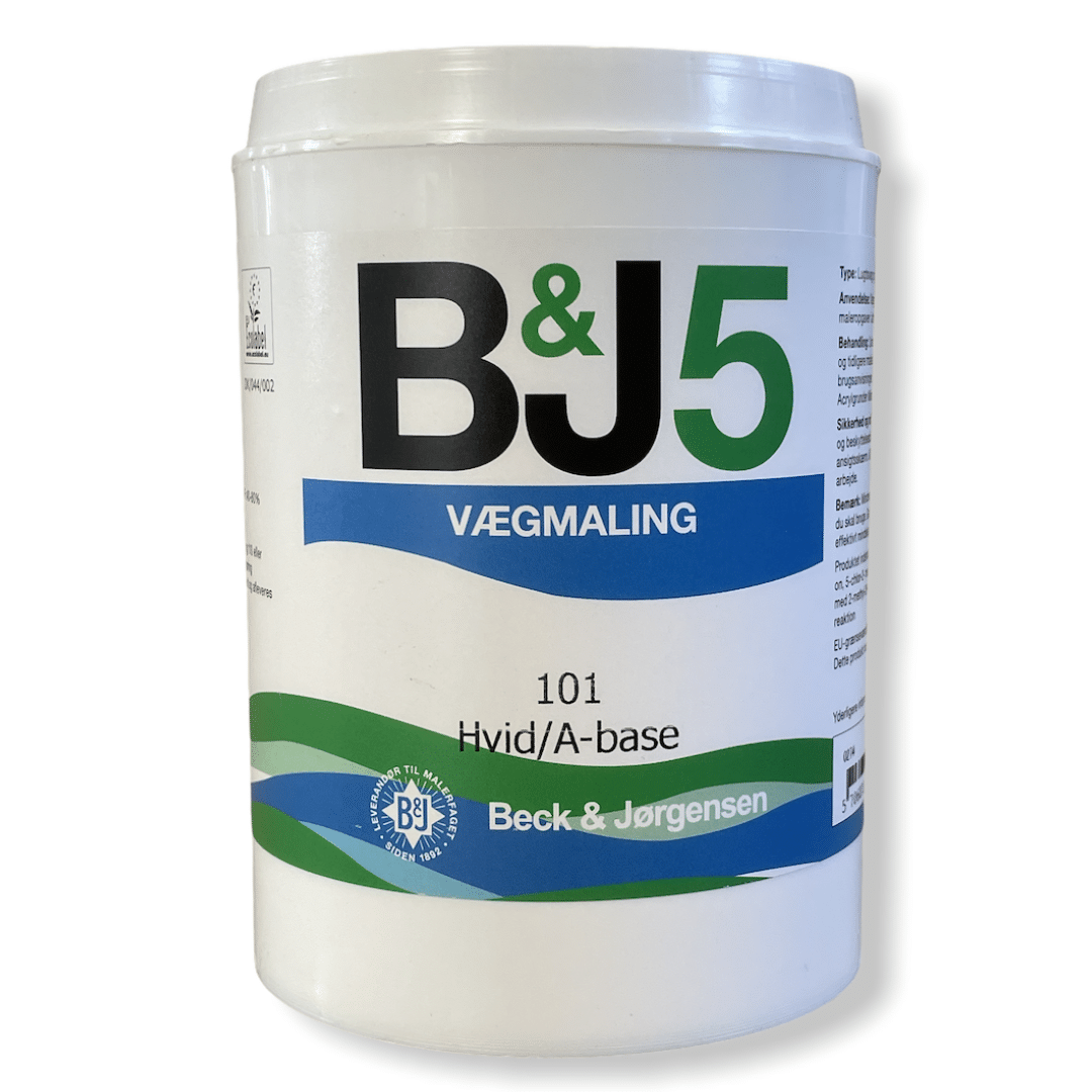Beck & Jørgensen - B&J 5 Vægmaling - Glans 5 - 0,9 L