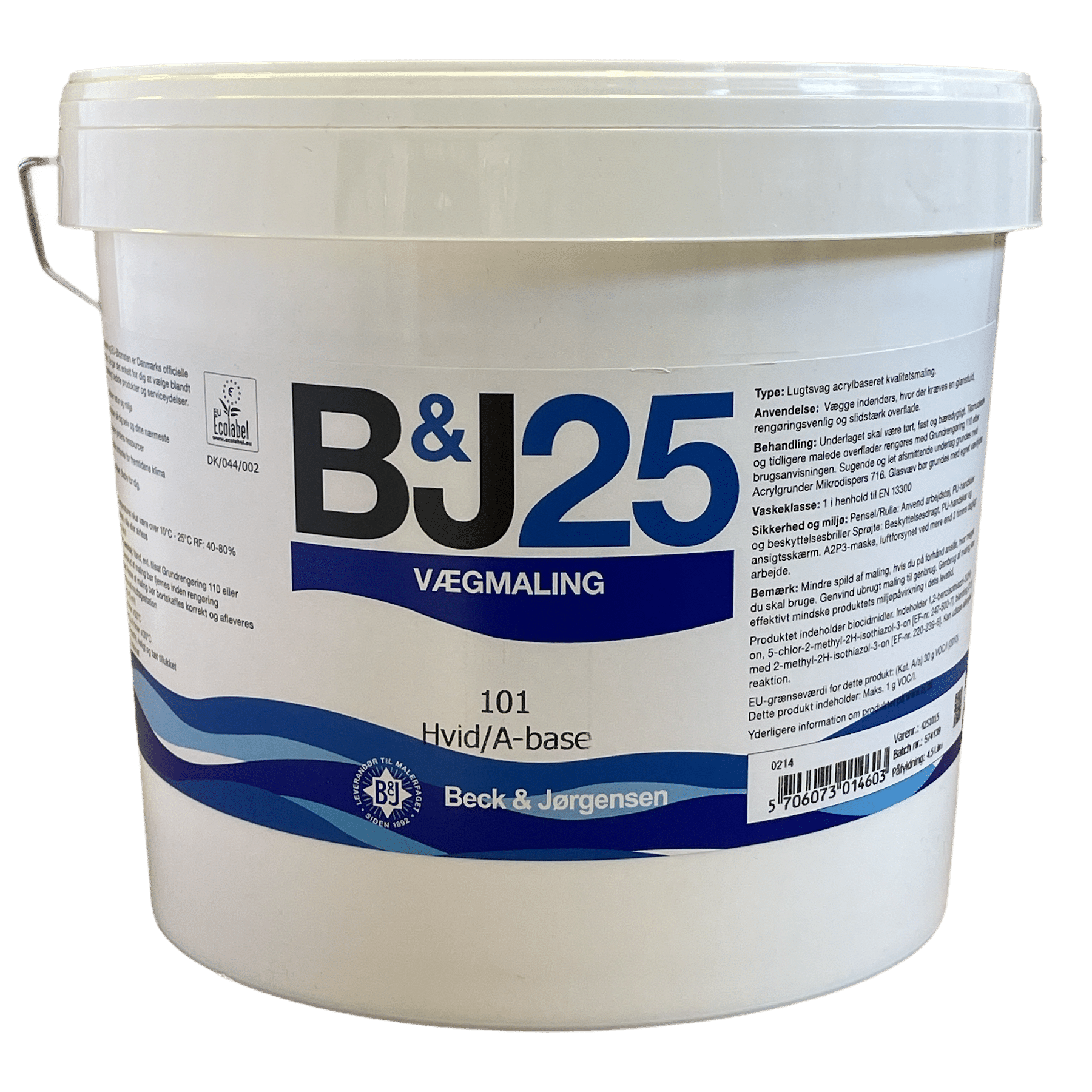 Beck & Jørgensen - B&J 25, Vægmaling - 4,5 L