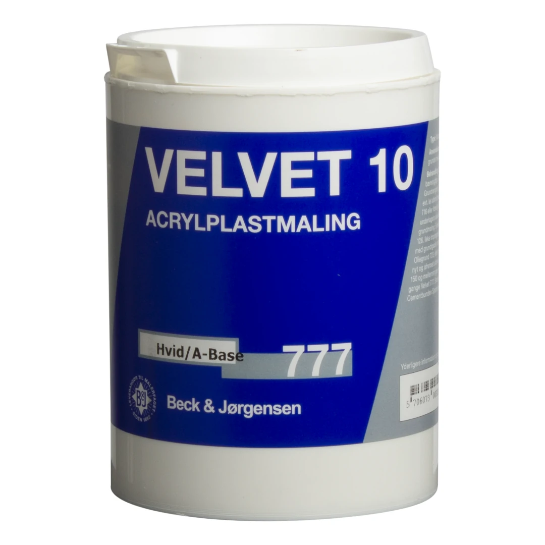 Beck & Jørgensen - B&J 777 Velvet, Sokkel maling - 0,9 L