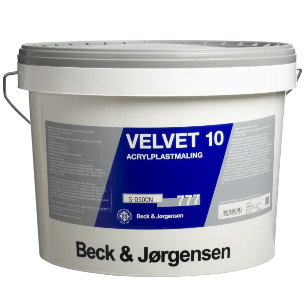 B&J 777 Velvet, Sokkel maling