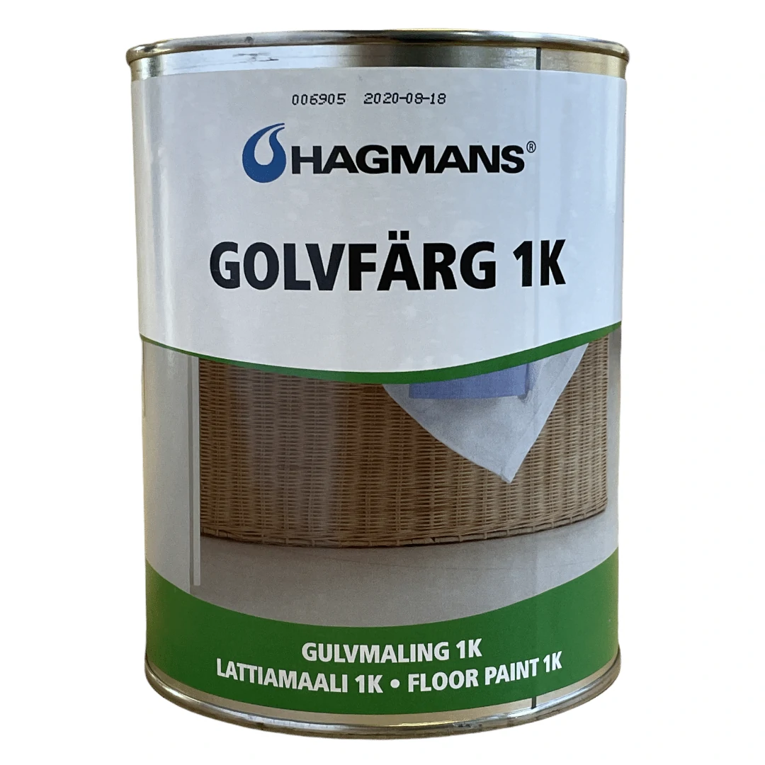 Hagmans - 1K, Gulvmaling 0,9 L