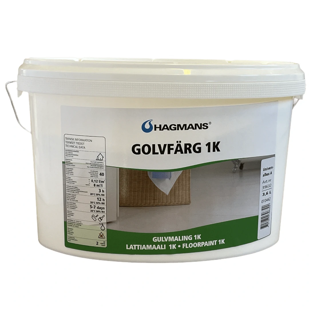 Hagmans - 1K, Gulvmaling 3,6 L