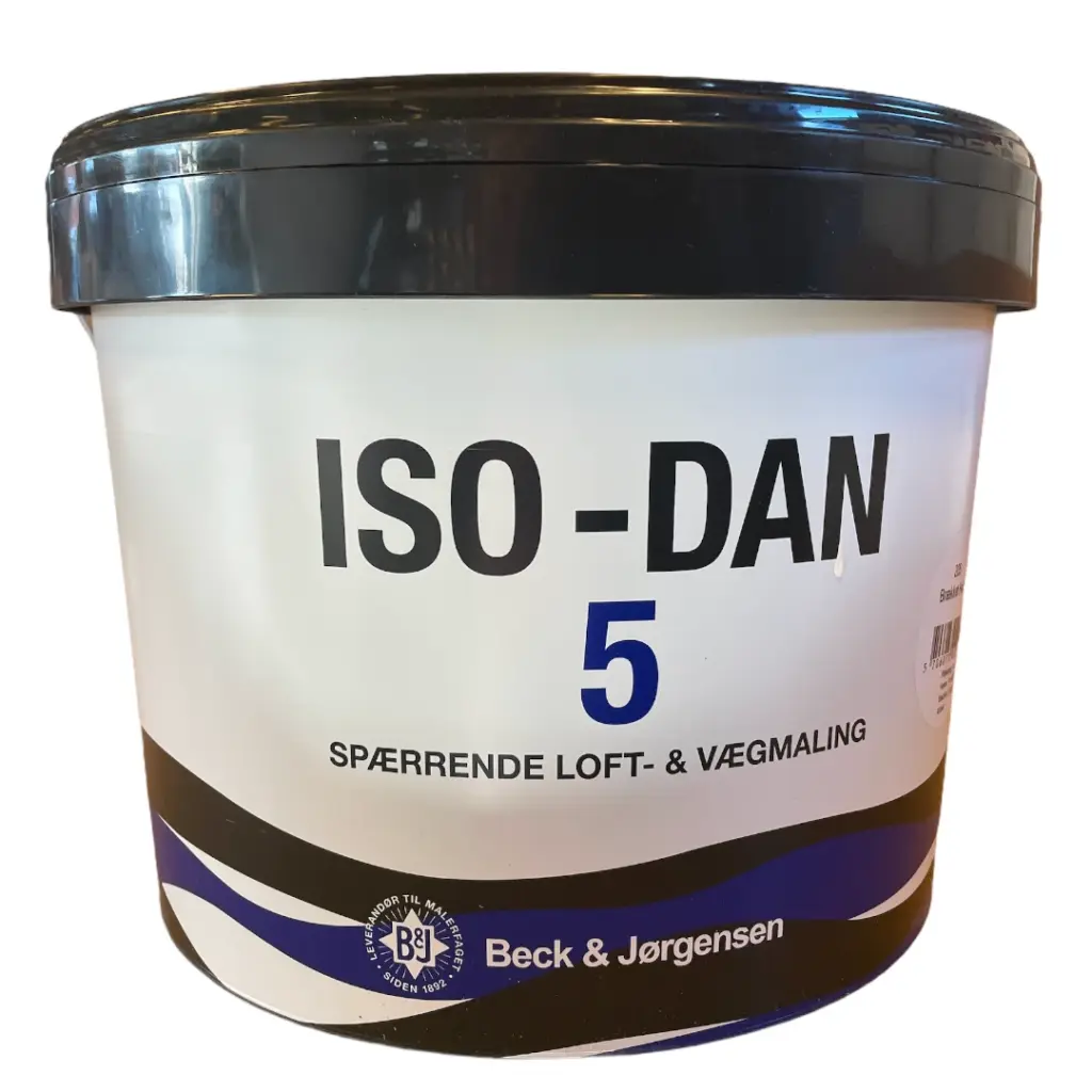 B&J Iso-Dan 5, Spærrende Vægmaling 9 Liter
