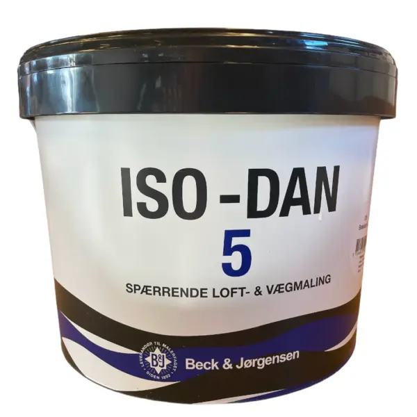 B&J Iso-Dan 5, Spærrende Vægmaling 9 Liter