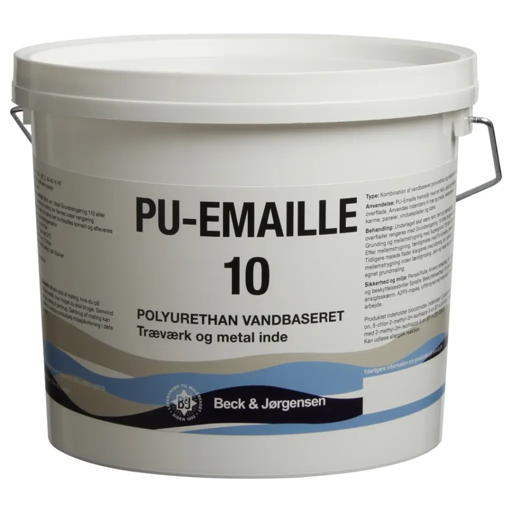 B&J PU-Emaille 10, Træmaling