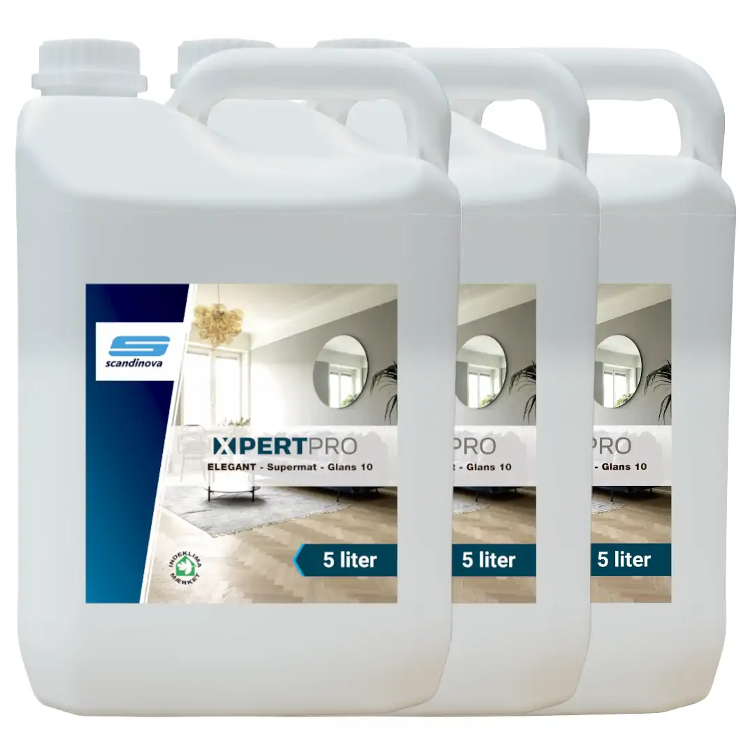 Xpertpro - Elegant Supermat, Glans 10 3 x 5L