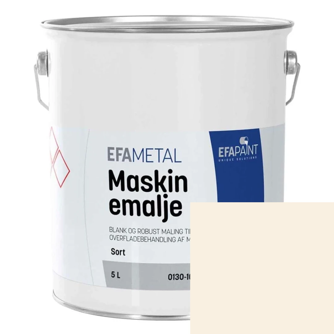EFApaint - Maskinemalje 5 liter Case Orchid Hvid