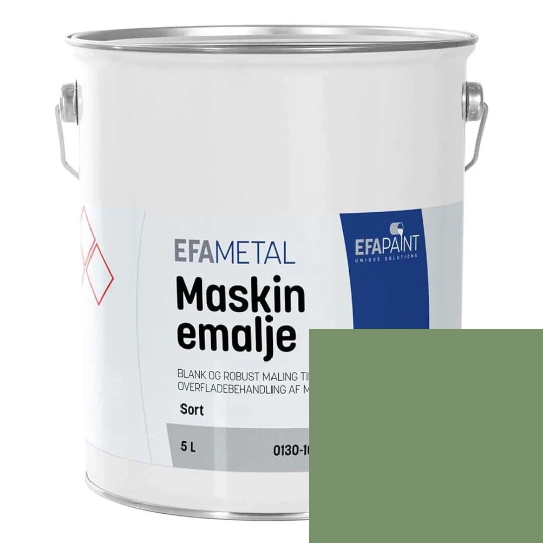 EFApaint - Maskinemalje 5 liter Hannovergrøn / Resedagrøn RAL 6011