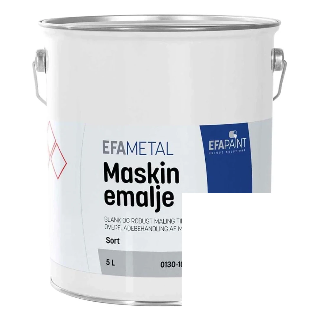 EFApaint - Maskinemalje 5 liter Hvid