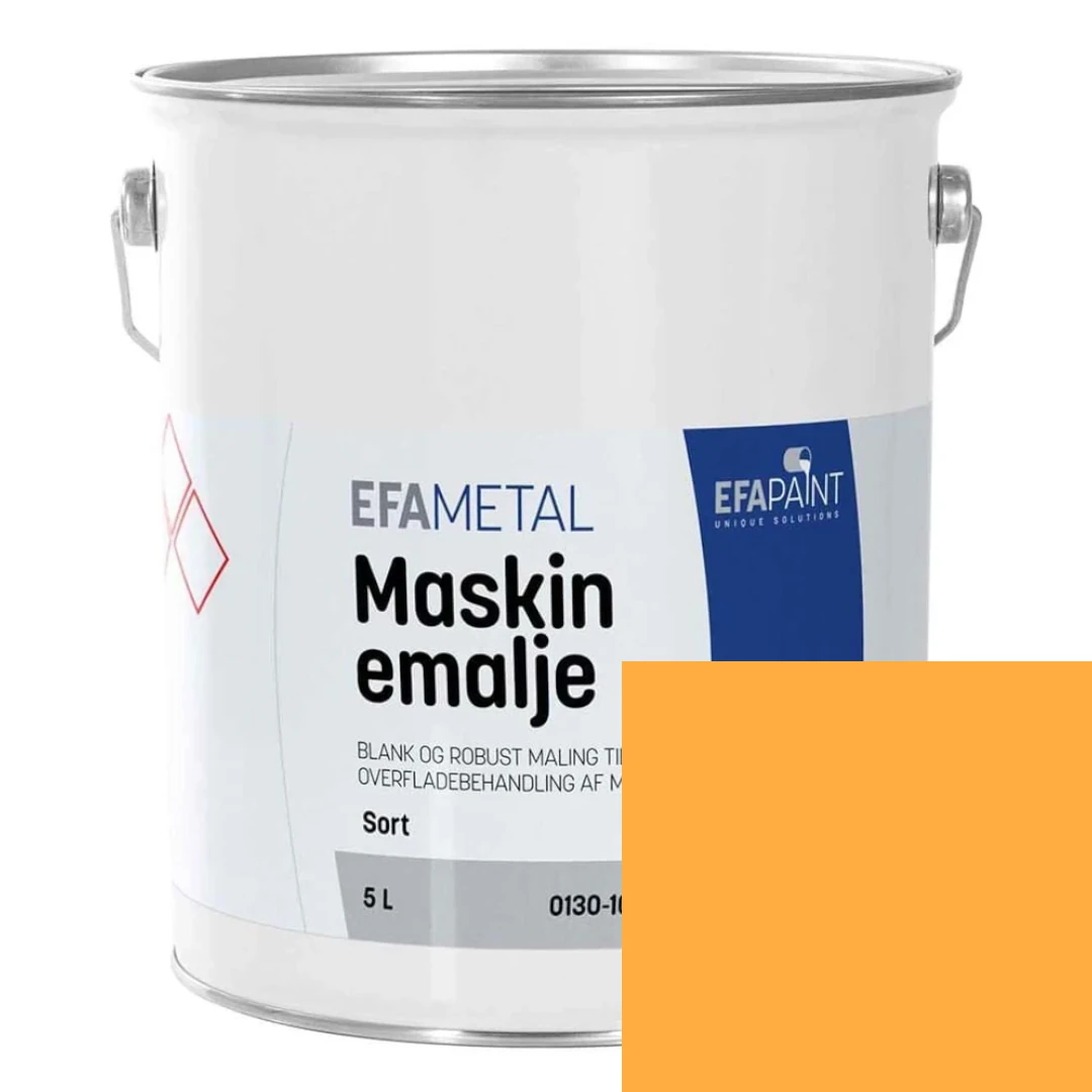 EFApaint - Maskinemalje 5 liter JCB New Yellow