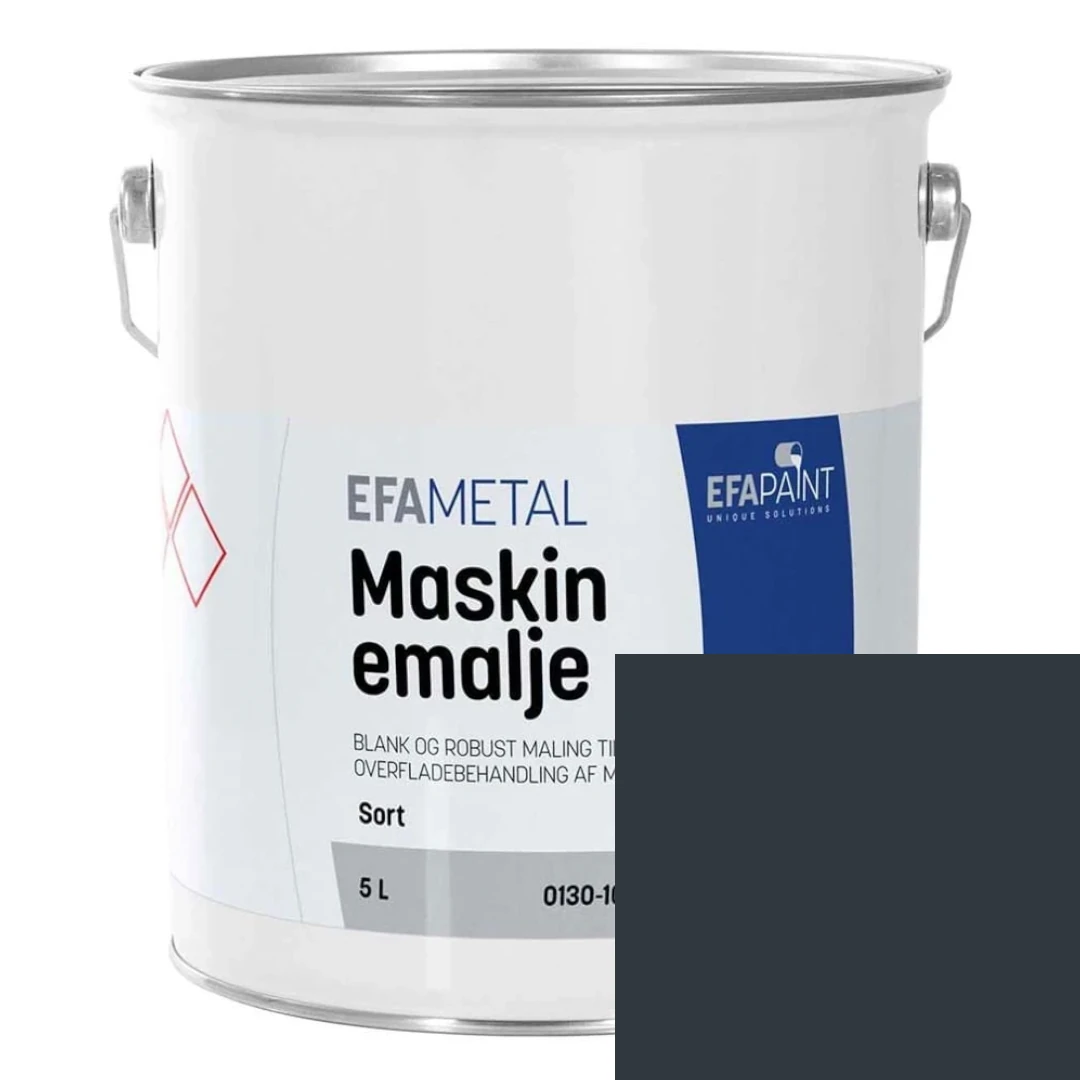 EFApaint - Maskinemalje 5 liter Komatsu Sortgrå 42S-09-H0780