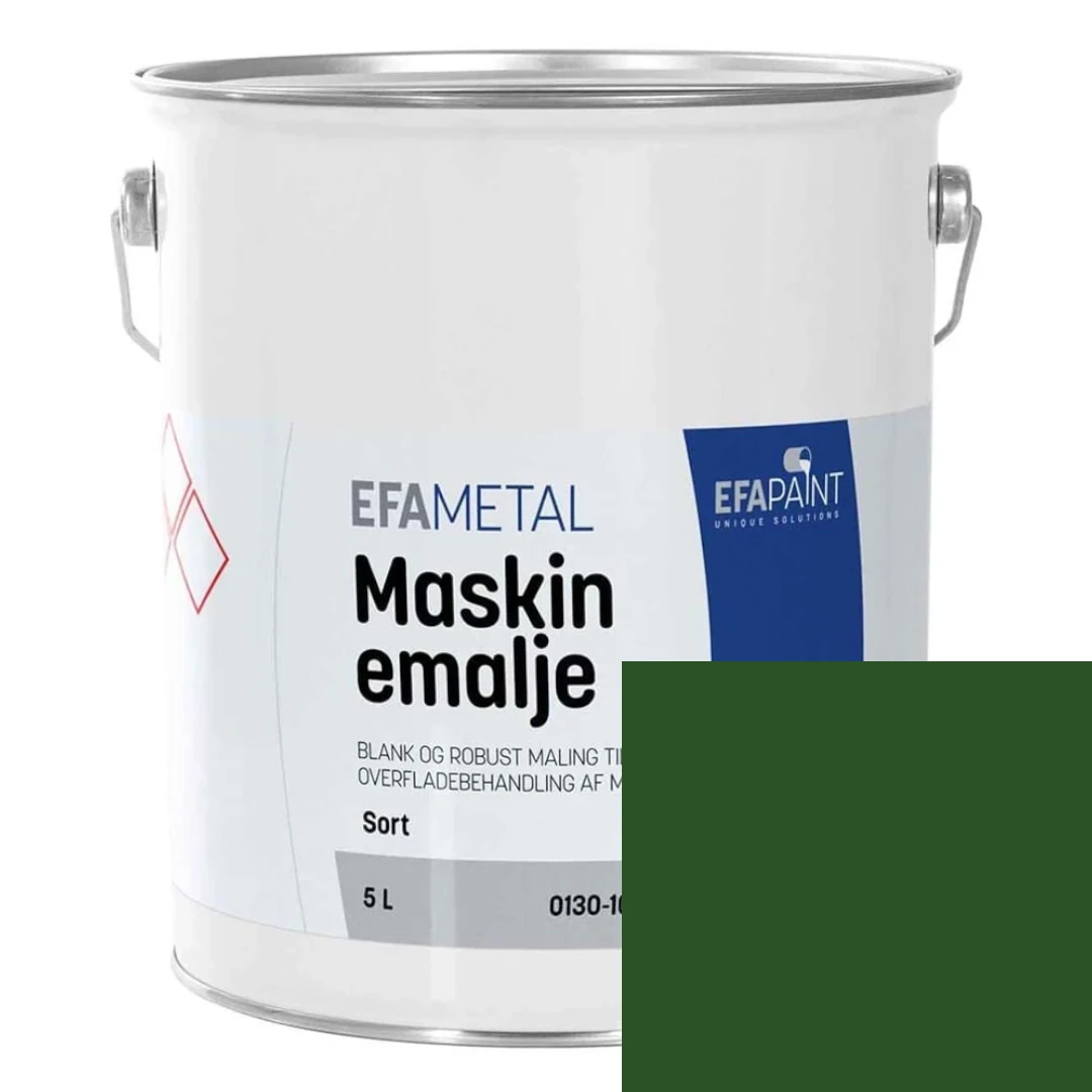 EFApaint - Maskinemalje 5 liter Mørk Grøn