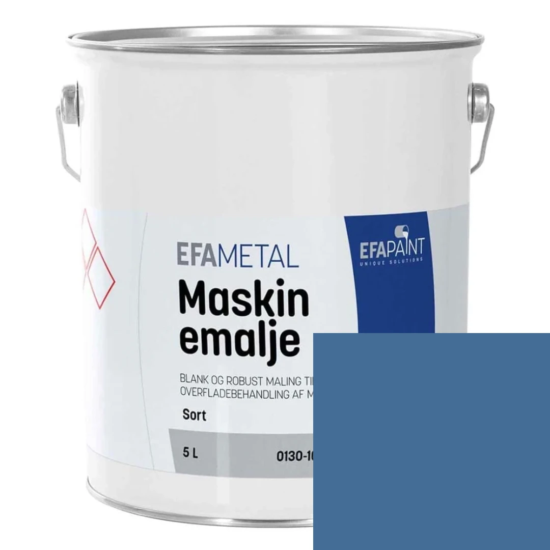 EFApaint - Maskinemalje 5 liter Nordsten Blå (gl.)