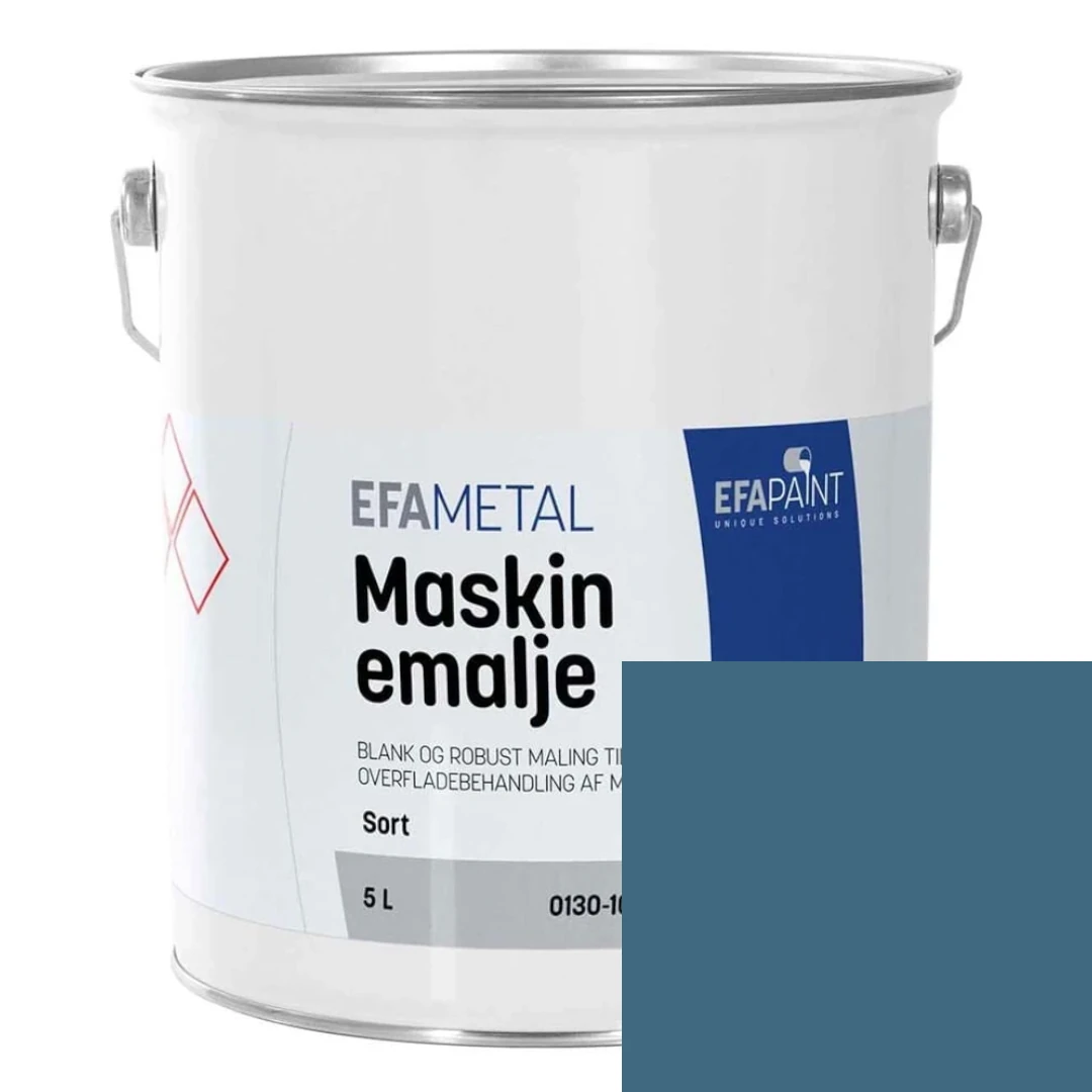 EFApaint - Maskinemalje 5 liter Øverum Blå