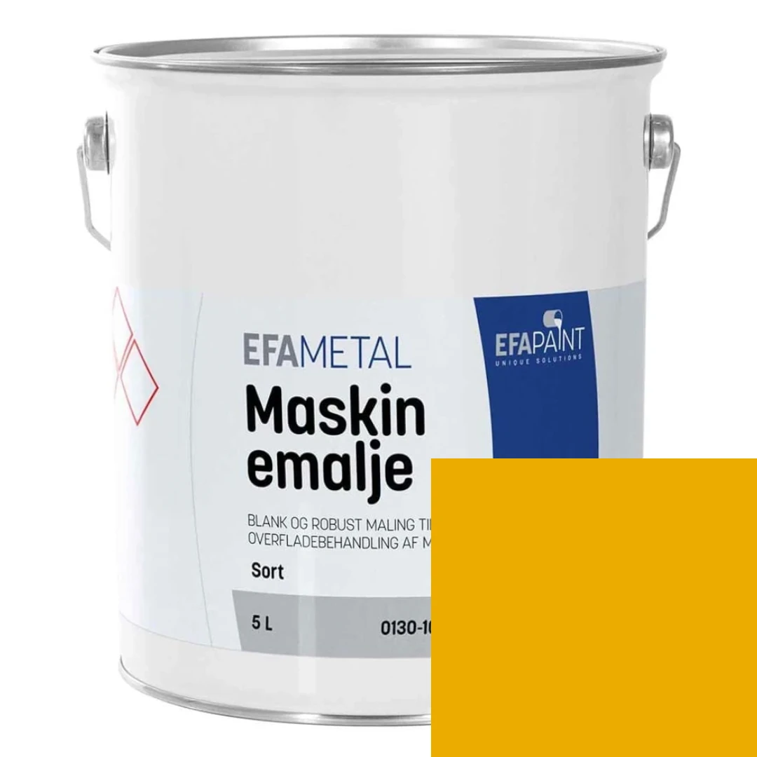 EFApaint - Maskinemalje 5 liter Volvo BM Gul