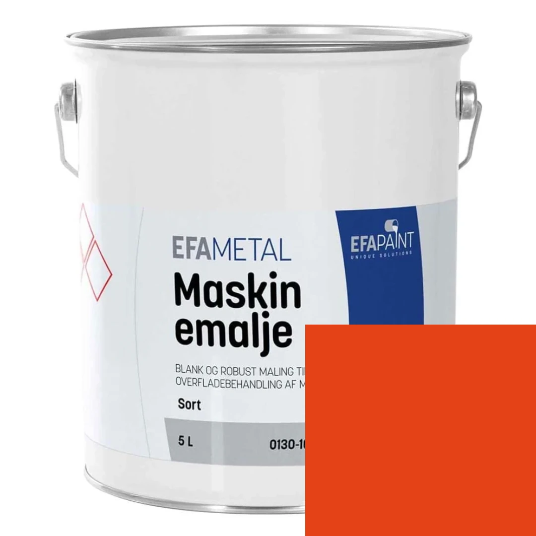 EFApaint - Maskinemalje 5 liter Volvo Valmet Rød