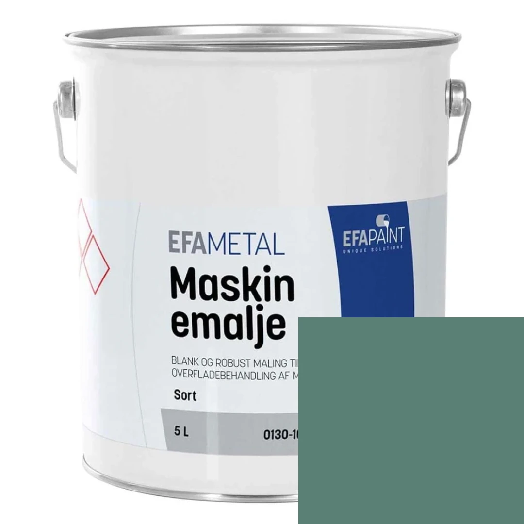 EFApaint - Maskinemalje 5 liter Volvo Motor Grøn