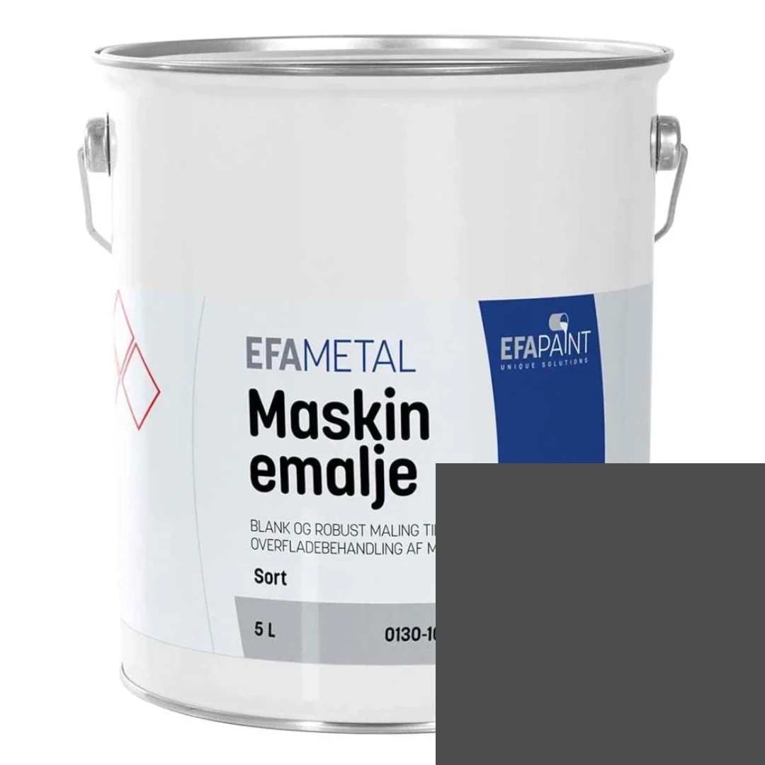 EFApaint - Maskinemalje 5 liter Antracitgrå