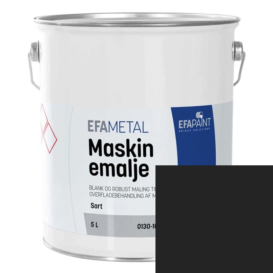 EFApaint - Maskinemalje 5 liter Volvo Valmet Sort