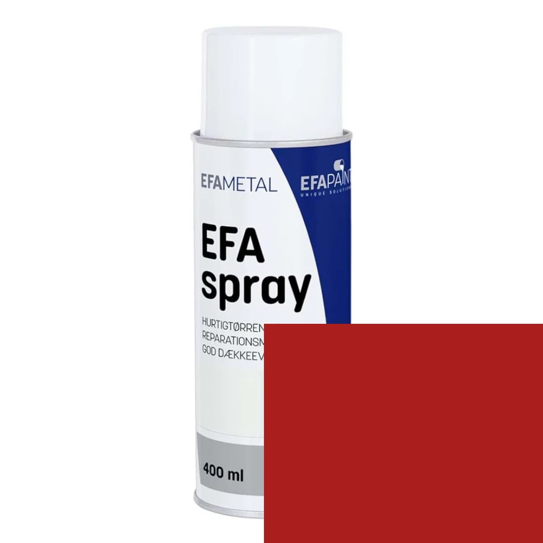 EFApaint - Efaspray 400 ml Flammerød RAL 3000