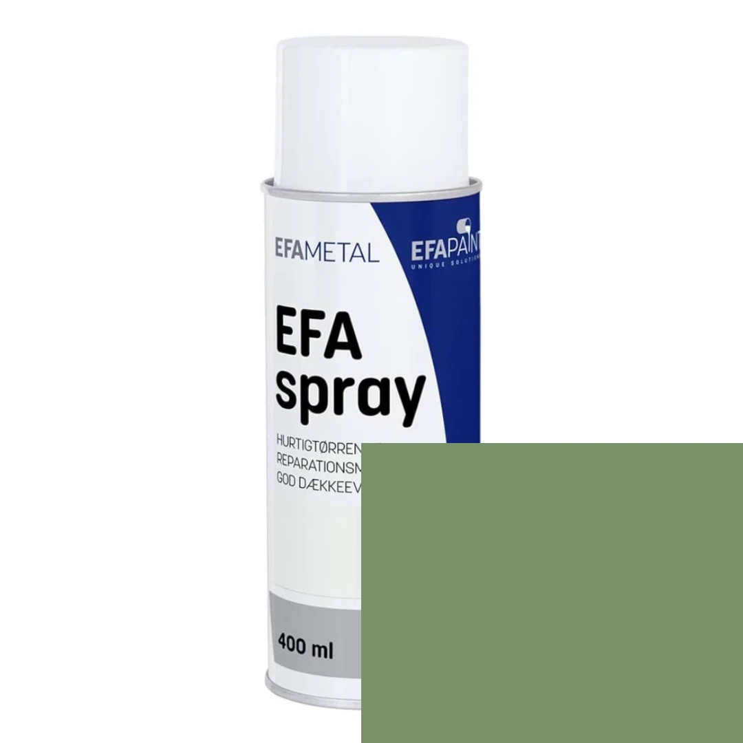 EFApaint - Efaspray 400 ml Hannovergrøn / Resedagrøn RAL 6011