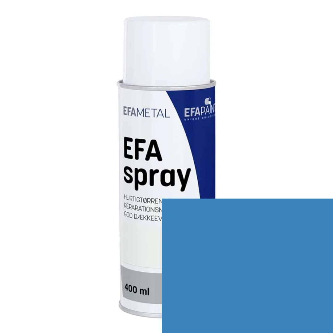 EFApaint - Efaspray 400 ml Lys Blå RAL 5012
