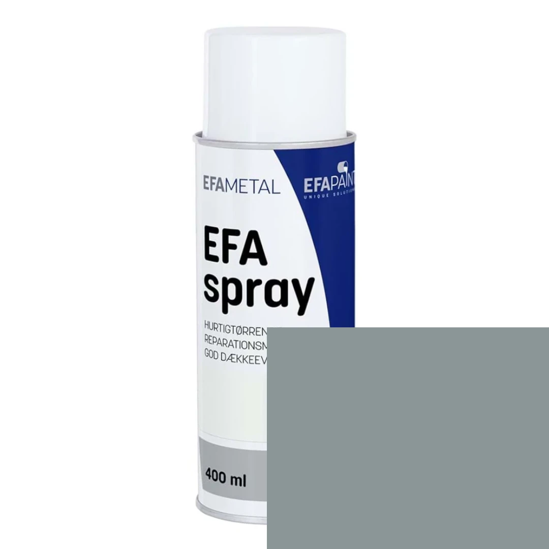 EFApaint - Efaspray 400 ml Sølvgrå RAL 7001