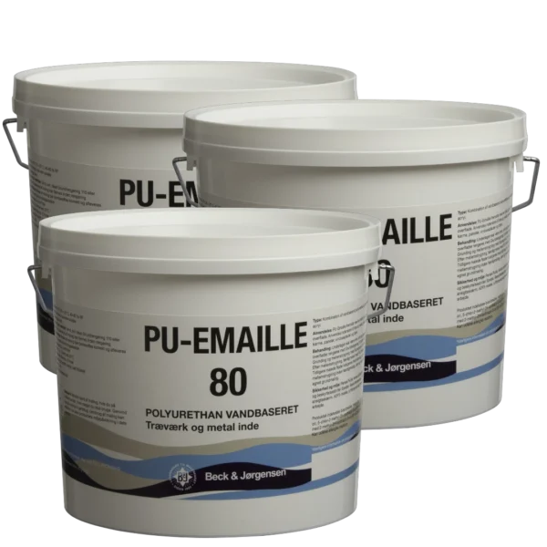 B&J PU-Emaille 80, Træmaling Storkøb