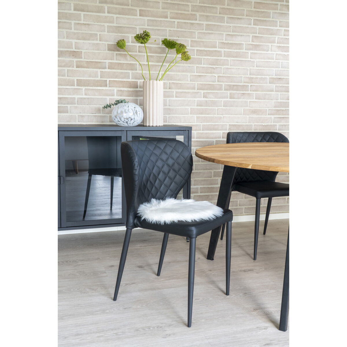 House Nordic Lammeskindshynde Imiteret, hvid, ø35 cm