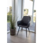 House Nordic Lammeskindshynde Imiteret, sort, ø35 cm
