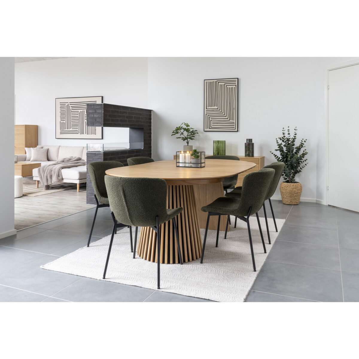 House Nordic Kunstig plante, grøn, H:120 cm