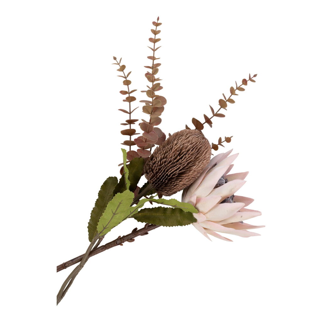 House Nordic Kunstig blomster, bordeaux mix, H:65 cm