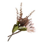 House Nordic Kunstig blomster, bordeaux mix, H:65 cm