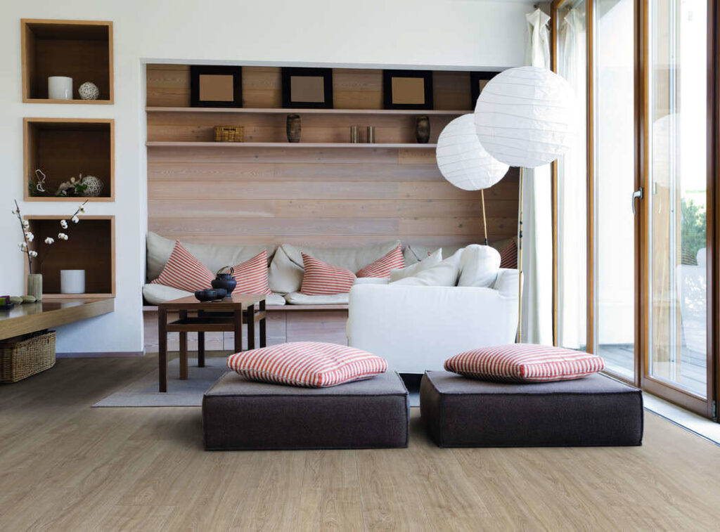 HARO Laminatgulv Plank Eg Eleganza cremehvid