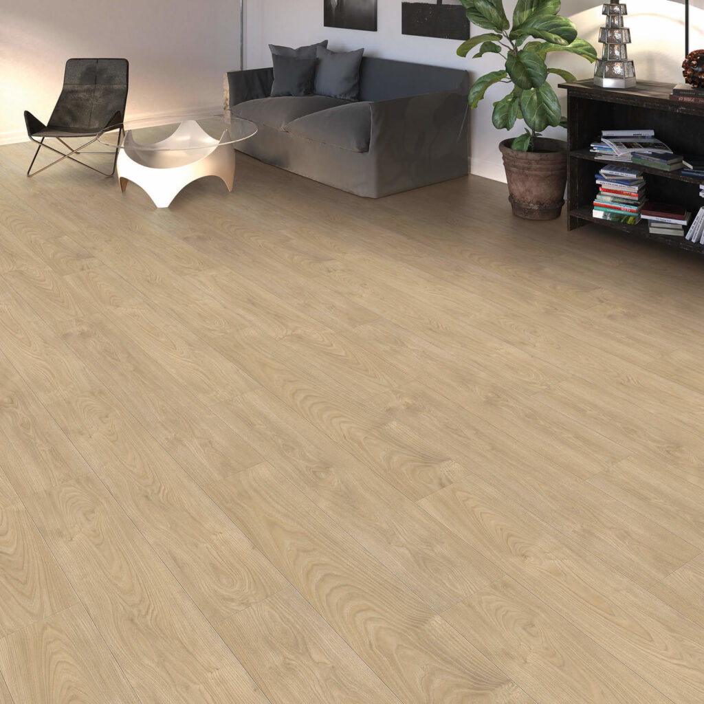 HARO Laminatgulv Plank Sølvløn Vario