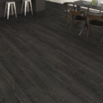 HARO Laminatgulv Plank Eg Metallic sort