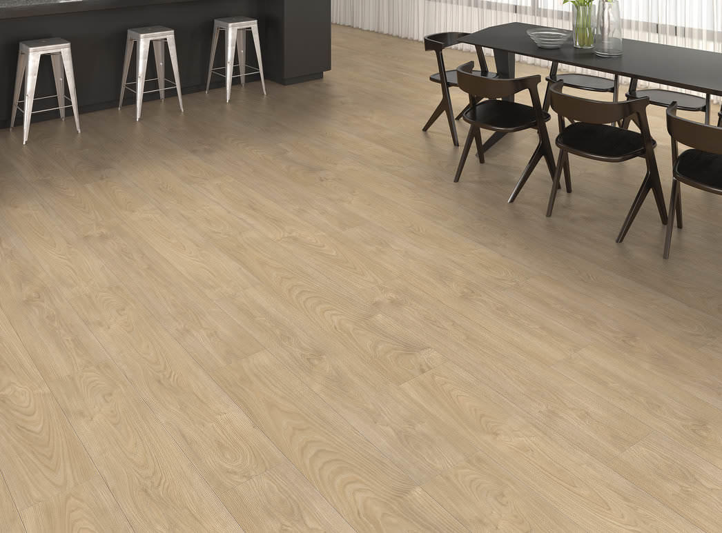 HARO Laminatgulv Plank Sølvløn Vario