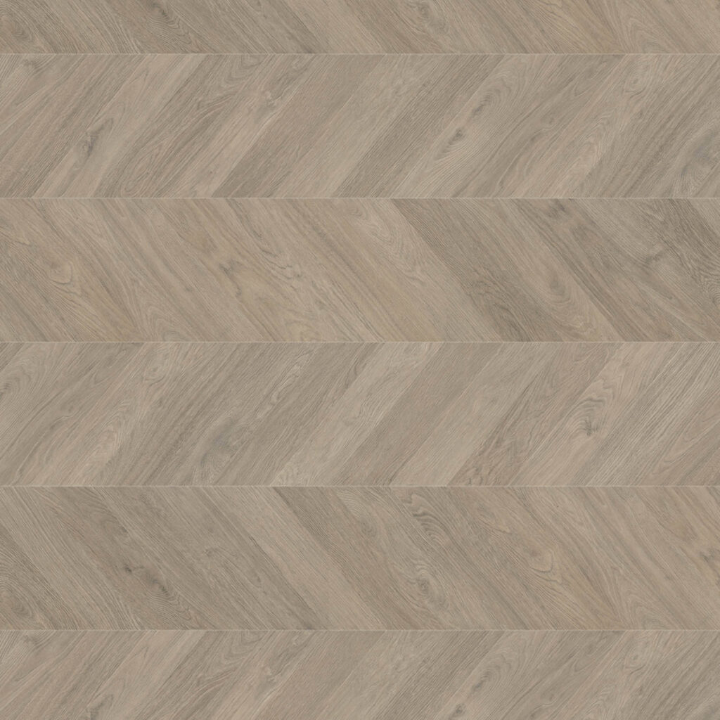 HARO Laminatgulv Chevron Eg grå