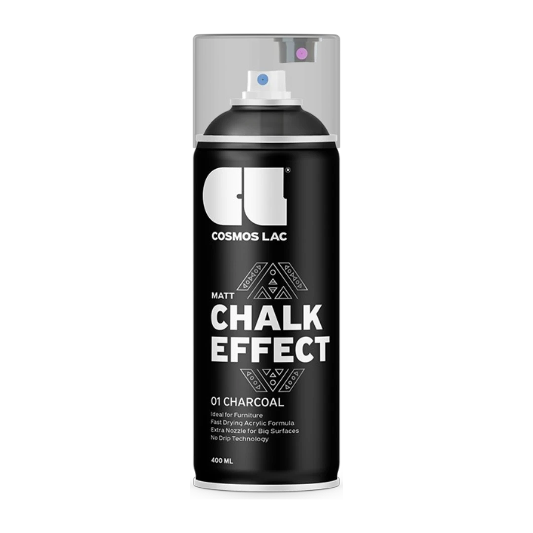 Cosmos Lac - Cosmoslac Kalk Effekt Spraymaling - Charcoal No1