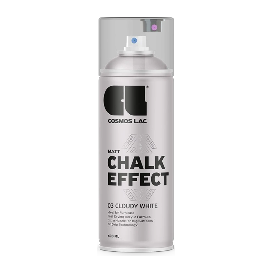 Cosmos Lac - Cosmoslac Kalk Effekt Spraymaling - Cloudy White No3
