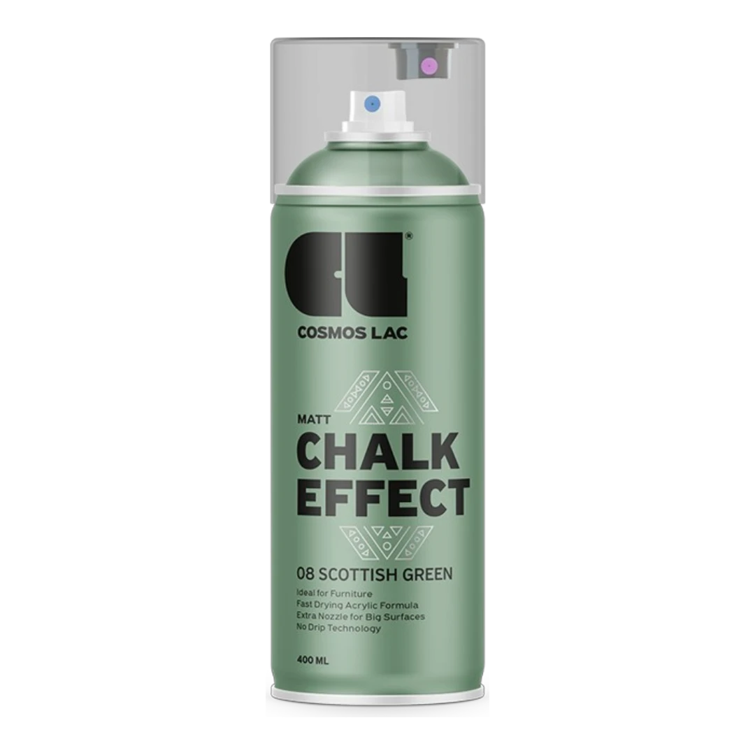 Cosmos Lac - Cosmoslac Kalk Effekt Spraymaling - Scottish Green No8