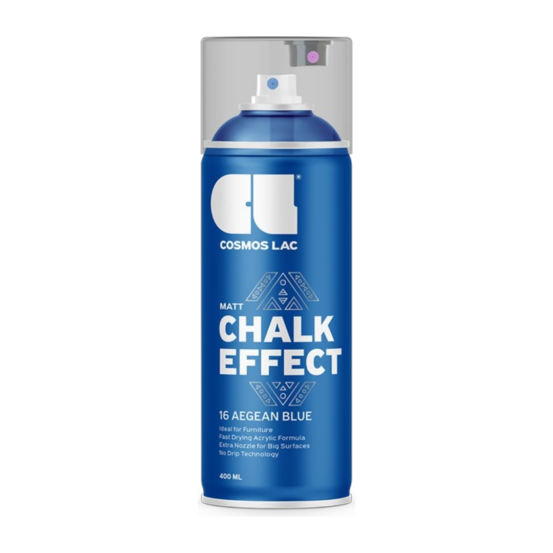 Cosmos Lac - Cosmoslac Kalk Effekt Spraymaling - Aegean Blue No16