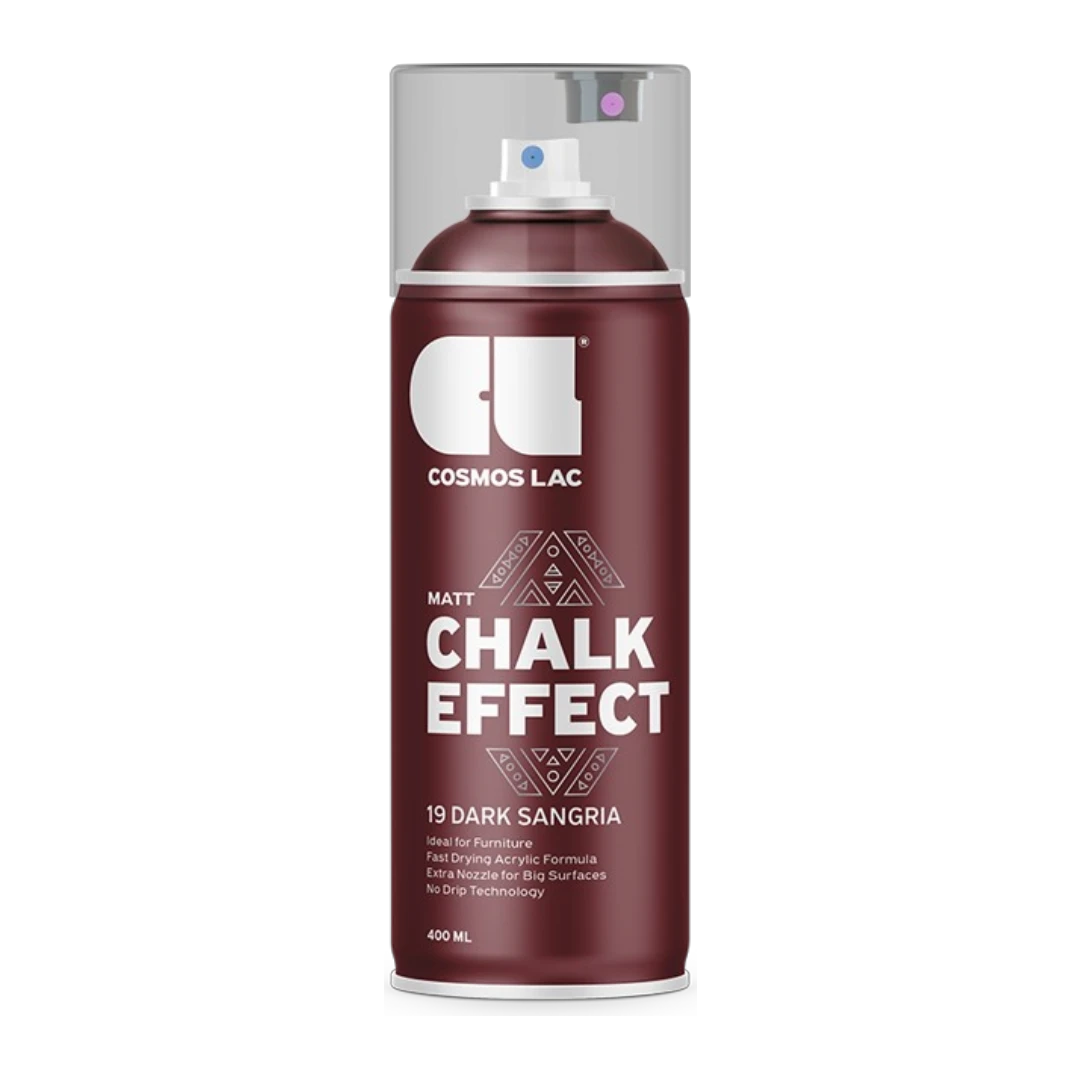 Cosmos Lac - Cosmoslac Kalk Effekt Spraymaling - Dark Sangria No19