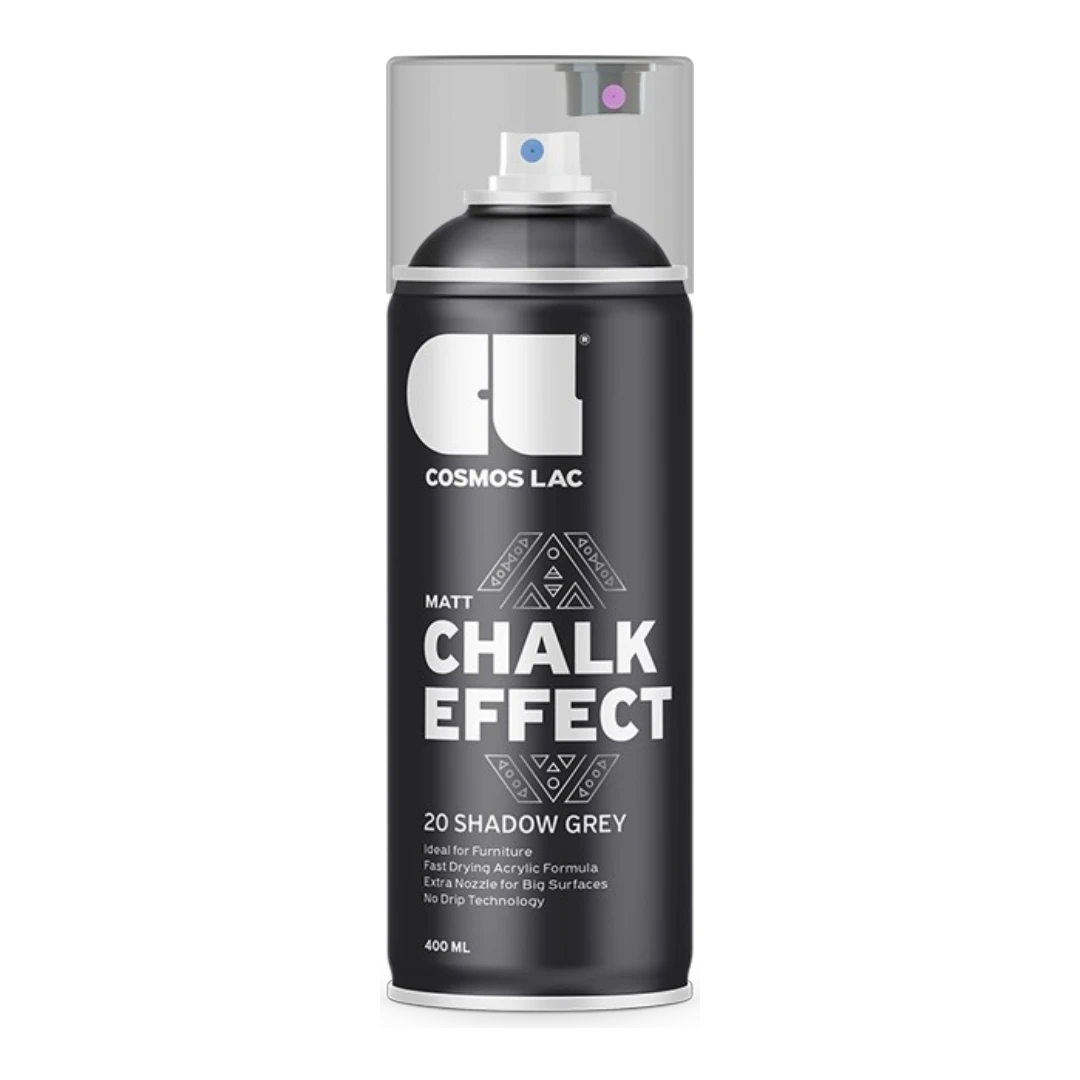 Cosmos Lac - Cosmoslac Kalk Effekt Spraymaling - Shadow Grey No20